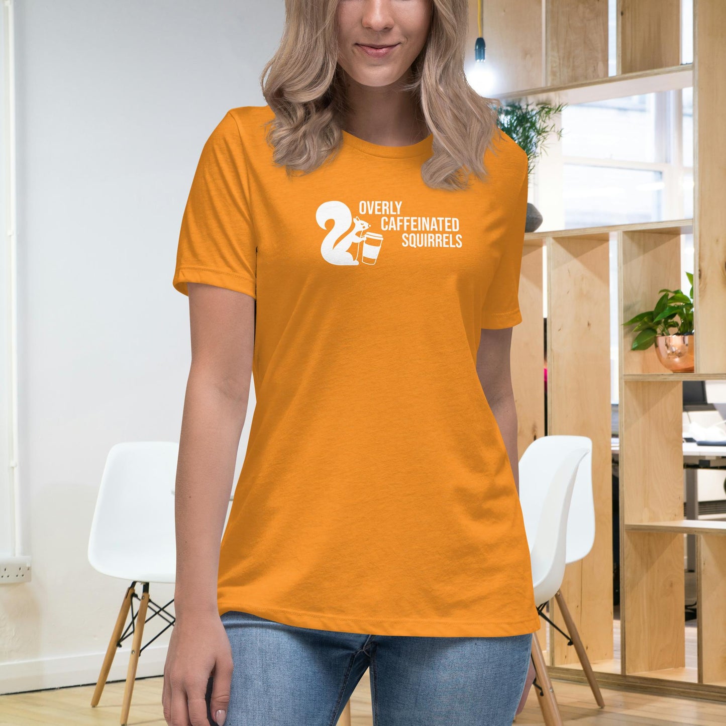 Overly Caffeinated Squirrels T-shirt - Premium women's relaxed tee