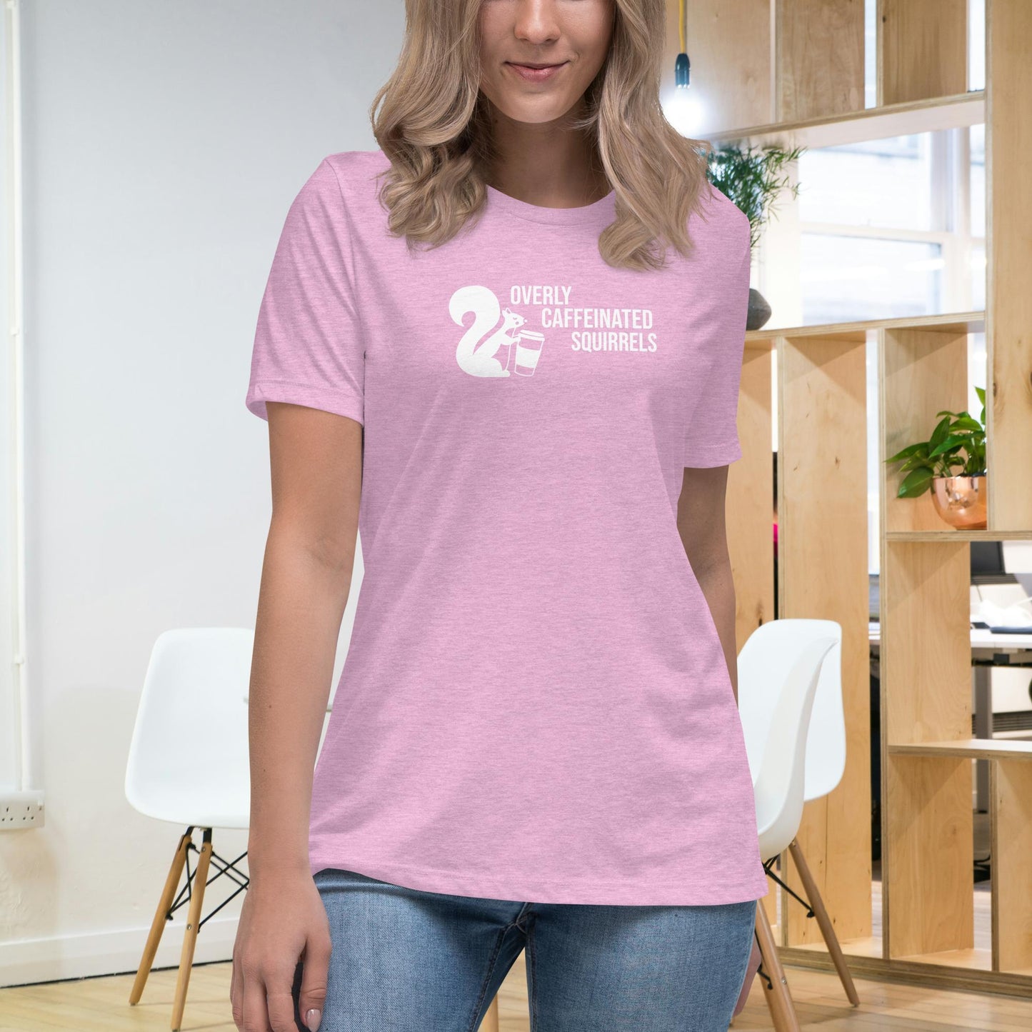 Overly Caffeinated Squirrels T-shirt - Premium women's relaxed tee