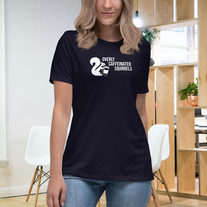 Overly Caffeinated Squirrels T-shirt - Premium women's relaxed tee
