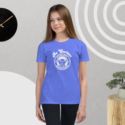 Axolotl Questions - Be Curious - Youth short sleeve t-shirt